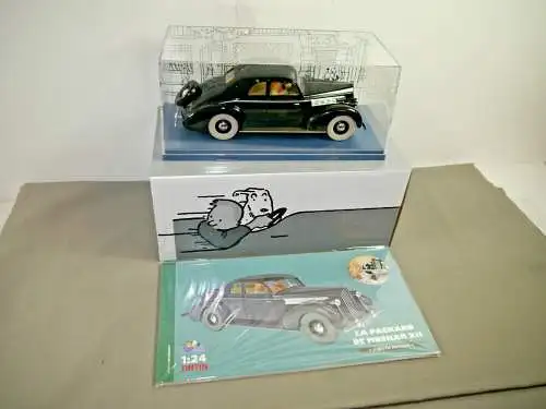 TIM & STRUPPI Tintin Packard von Muskar XII Modellauto 29928 Moulinsart 1/24
