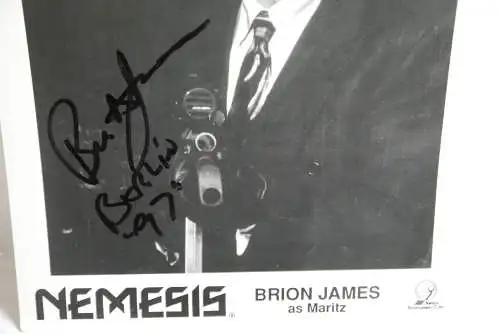Brion James as Maritz Nemesis  signiert 1997 Autogramm 20x25xm   K15