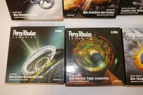 Perry Rhodan Lemuria CD  Box 1-6 je Box 8 CD´s komplett   K15