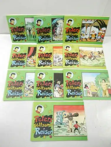 PETERS SELTSAME REISE Nr. 1 - 10 Piccolo CB COMIC Nachdruck (K19)