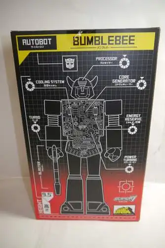 Transformers Super Cyborg Bumblebee (Clear) 28 cm Super7 OAL