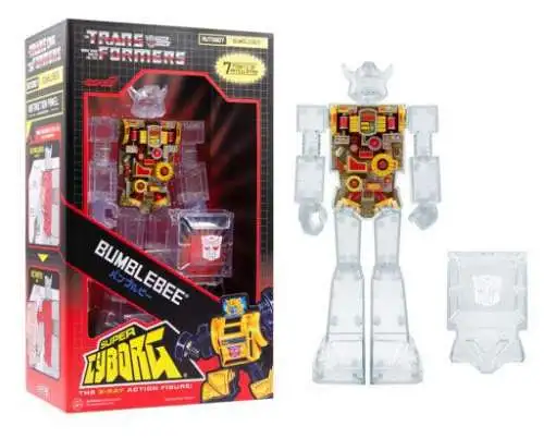Transformers Super Cyborg Bumblebee (Clear) 28 cm Super7 OAL