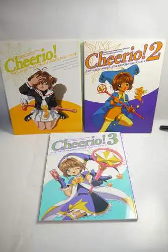 Cheerio ! Band 1-3 TV Animation Cardcaptor Sakura Illustrations Coll  Manga  B17