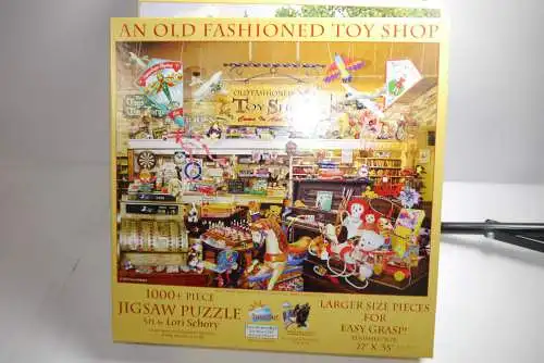 Puzzle  3 x SunsOut Puzzle a´ 1000 Teile Good Old Days Quilt Show Toy Shop F30