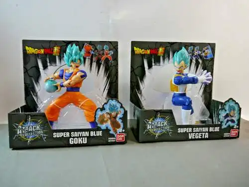 Dragon Ball Kamehameha  Super Saiyan Blue Vegeta + Goku  Bandai KBR