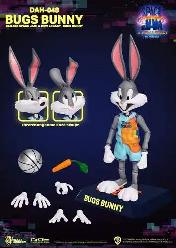 Space Jam A New Legacy 8ction Heroes  Bugs Bunny 16cm Beast Kingdom OAA