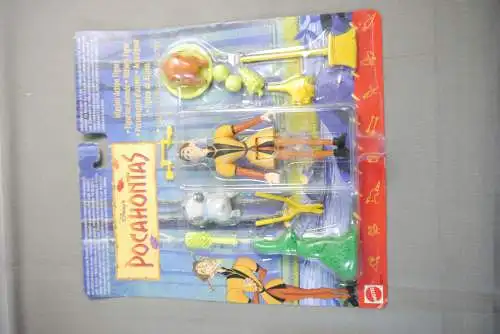 Disneys  2 x Pocahontas Wiggins  + Thomas Action Figuren Mattel 66509 OVP (K20)