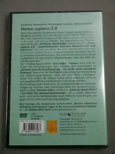 Homo sapiens 2.0  technische und ethische Herausforderungen hörsaal DVD NEU (K2