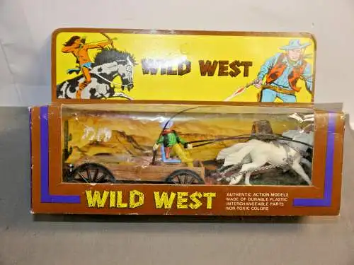 Star Toys 4 x  Wild West Kutschen Postkustsche VINTAGE  Hong Kong   (K39)