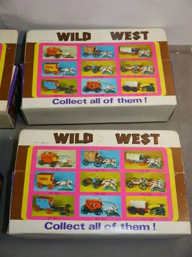 Star Toys 4 x  Wild West Kutschen Postkustsche VINTAGE  Hong Kong   (K39)