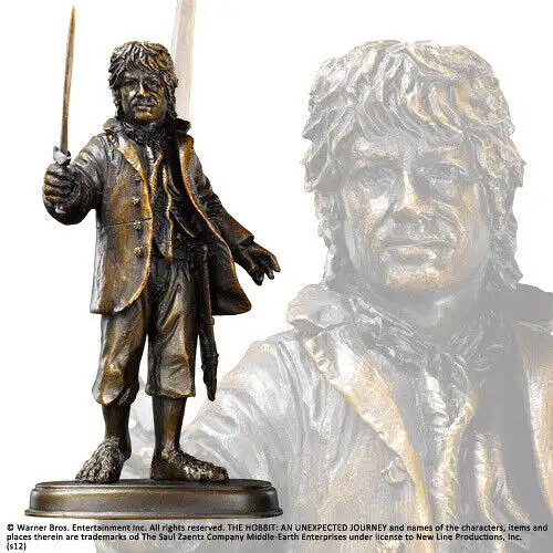 Der Hobbit Bronze Statue Bilbo Beutlin 12 cm Noble Collection  (K39)