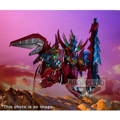 SD Gundam Red Lancer PVC Statue 9 cm Banpresto Bandai KBC