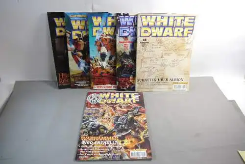 White Dwarf Jahr 2000 / 01 6 x Magazin Nr.57 68-72 Tabletop Games Workshop  W23