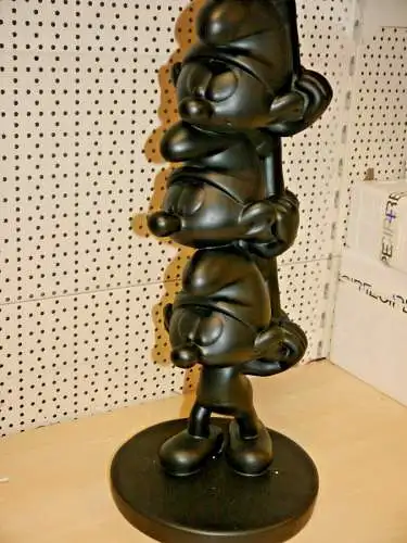 DIE SCHLÜMPFE Smurfs Schlumpf Turm Black 100 cm Collector Collection lim./ 20 St