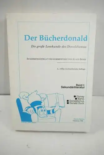 Der Bücherdonald große Lesekunde des Donaldismus Band 1 Sekundärliteratur B11