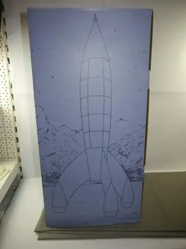 TIM und STRUPPI  TINTIN Rakete 2018 60 cm  MOULINSART  46994  NEU