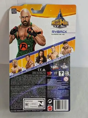 WWE #18 Ryback  ca. 17cm  Actionfigur Mattel BHL97  K9
