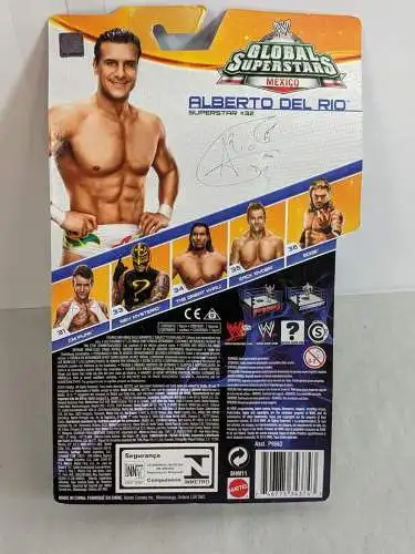 WWE #32 Alberto del Rio   ca. 17cm  Actionfigur Mattel BHM11   K17