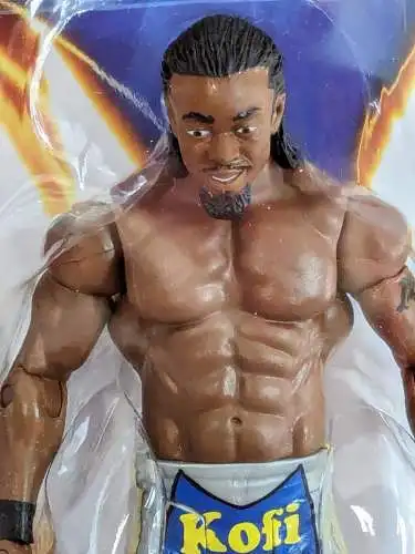 WWE Kofi Kingston   ca. 17cm  Actionfigur Mattel BJX11   K17