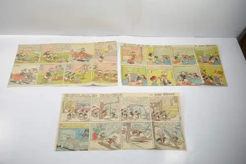Walt Disney DONALD DUCK Newspaper 11 Comic Strip´s von 1959  halbe Seiten MF16)E