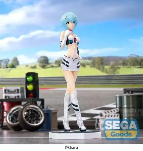 Sega Evangelion  Luminasta Racing Rei Ayanami Pit Walk 21 cm   2P