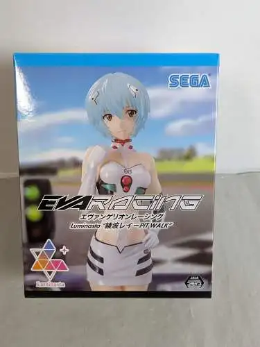 sega Evangelion  Luminasta Racing Rei Ayanami Pit Walk 21 cm   2P