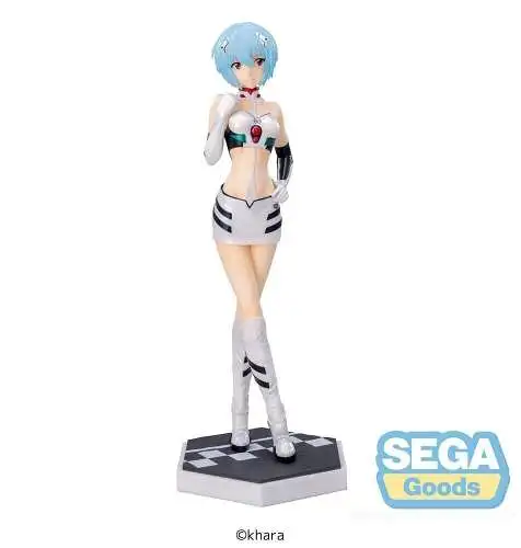 sega Evangelion  Luminasta Racing Rei Ayanami Pit Walk 21 cm   2P