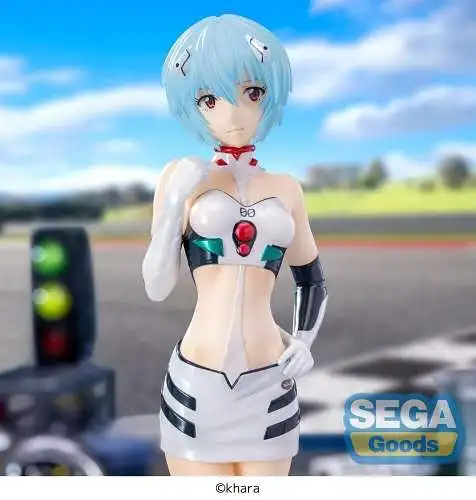 sega Evangelion  Luminasta Racing Rei Ayanami Pit Walk 21 cm   2P