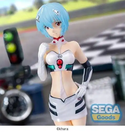 sega Evangelion  Luminasta Racing Rei Ayanami Pit Walk 21 cm   2P