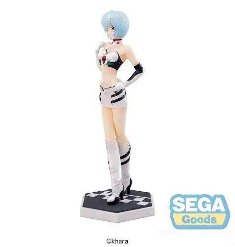 sega Evangelion  Luminasta Racing Rei Ayanami Pit Walk 21 cm   2P