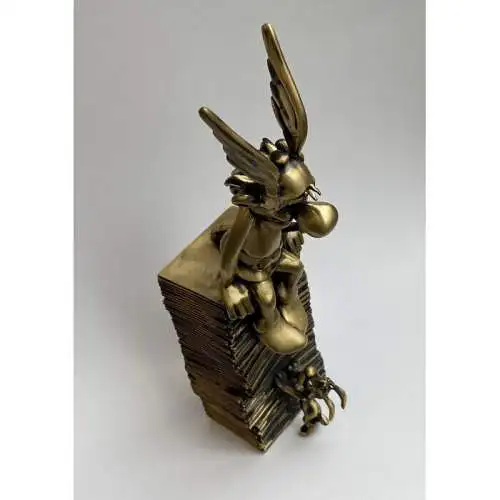 Asterix mit Bücherstapel  Bronze  20cm PIXI 2339 Lim. 200 Stück