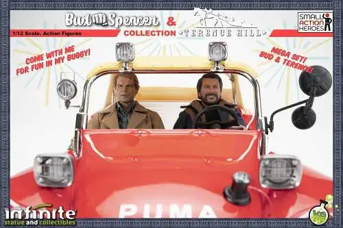 Bud Spencer & Terence Hill Collection Mega Set Buggy  / Cycle   Infinite Statue