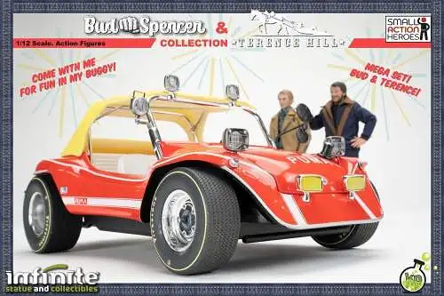 Bud Spencer & Terence Hill Collection Mega Set Buggy  / Cycle   Infinite Statue