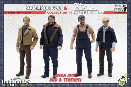 Bud Spencer & Terence Hill Collection Mega Set Buggy  / Cycle   Infinite Statue