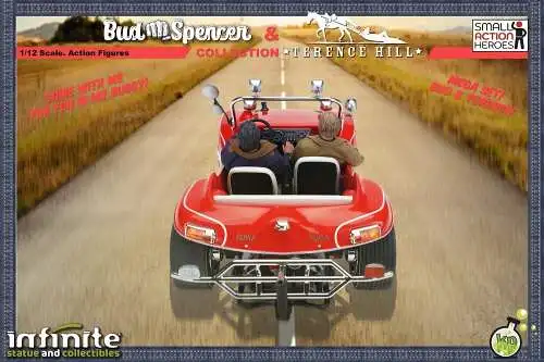 Bud Spencer & Terence Hill Collection Mega Set Buggy  / Cycle   Infinite Statue