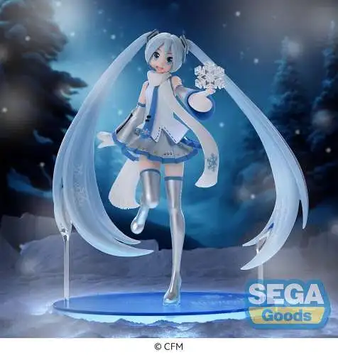 Sega Hatsune Miku Series Luminasta Snow Miku Sky Town Ver. 22 cm 2P