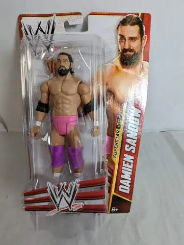 WWE #30 Damien Sandow  ca. 17cm  Actionfigur Mattel X9795  K34