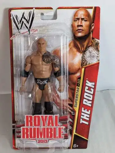 WWE #50  The Rock Royal Rumble 2013 ca. 17cm  Actionfigur Mattel X9819 K9