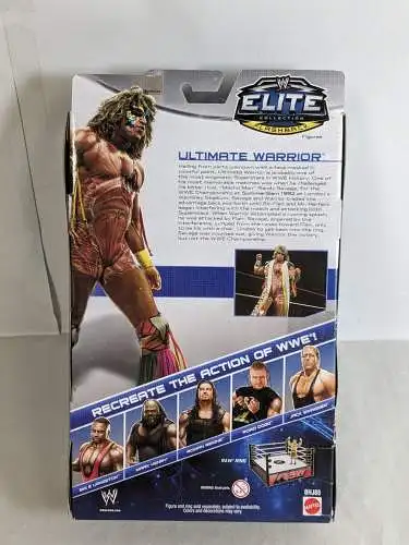 WWE Elite #26 Ultimate Warrior  Actionfigur Mattel  BHJ88   K32