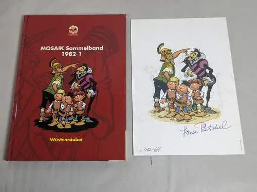 Mosaik Sammelband HC 1982 Band 1-3  Lim. 482 /  666 mit Druck Z : 2  B4
