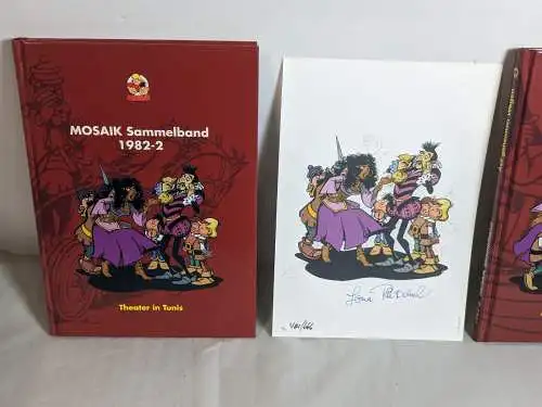 Mosaik Sammelband HC 1982 Band 1-3  Lim. 482 /  666 mit Druck Z : 2  B4