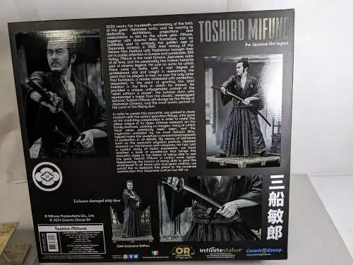 Toshiro Mifune  Old &RARE  1/6 RESIN STATUE Infinite Statue   LAD