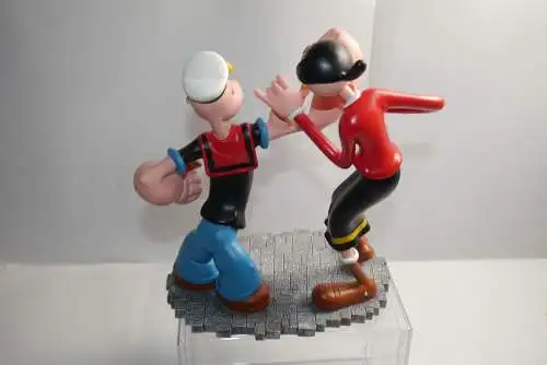 Popeye & Olive swooning  Resin Figur ca. 22cm 2004 Rutten