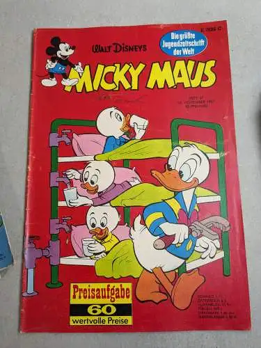 Micky Maus 1967 Nr. 1-52 mit Sammelmarken  Z : 1- / 3  Ehapa B5