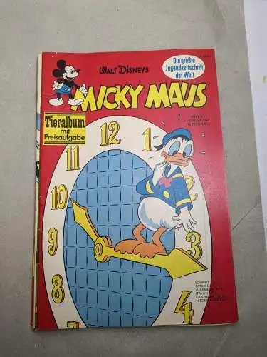 Micky Maus 1967 Nr. 1-52 mit Sammelmarken  Z : 1- / 3  Ehapa B5