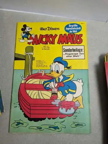 Micky Maus 1967 Nr. 1-52 mit Sammelmarken  Z : 1- / 3  Ehapa B5