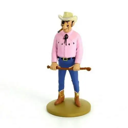 TIM & STRUPPI Tintin Rastapopoulos mit Peitsche  Figur MOULINSART 42202