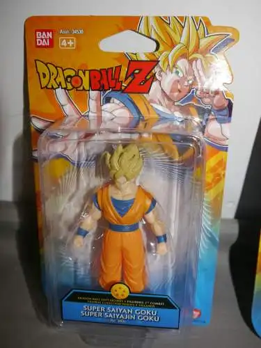 Dragon Ball 4 Figuren Soft Gohan Piccolo Vageta Goku 10cm Bandai KAB