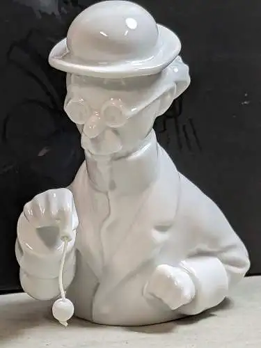 TIM & STRUPPI Büste Professor Bienlein in brilliant ca. 13cm  Moulinsart 44209