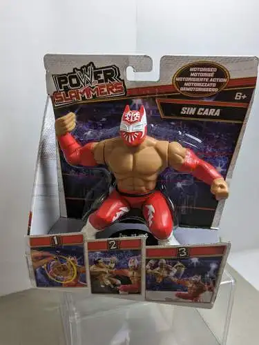 Power Slammers Sin Cara ca. 13cm Actionfigur Mattel Y0232 K30